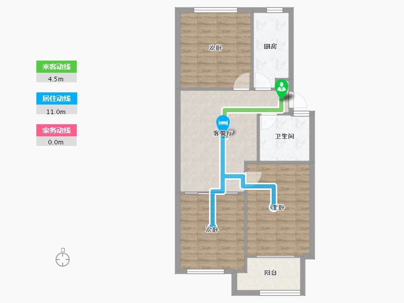 山东省-潍坊市-金都时代新城-77.10-户型库-动静线