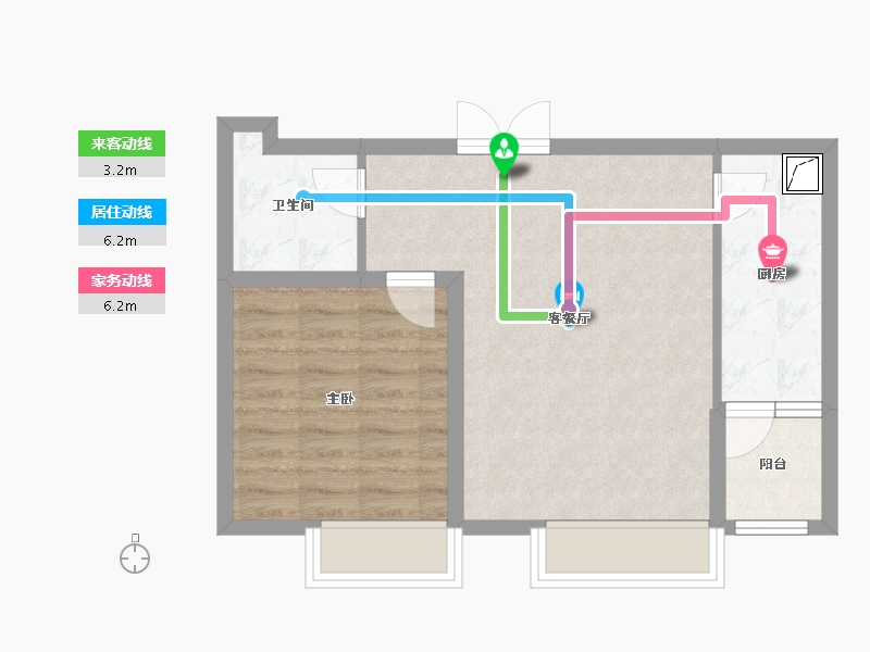 四川省-成都市-十里风和-57.00-户型库-动静线