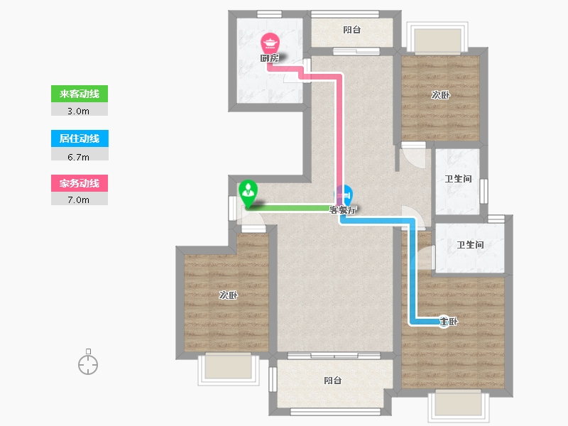 江西省-吉安市-越兴·文华印象-95.00-户型库-动静线