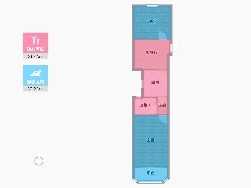 上海-上海市-惠德新村-58.15-户型库-动静分区