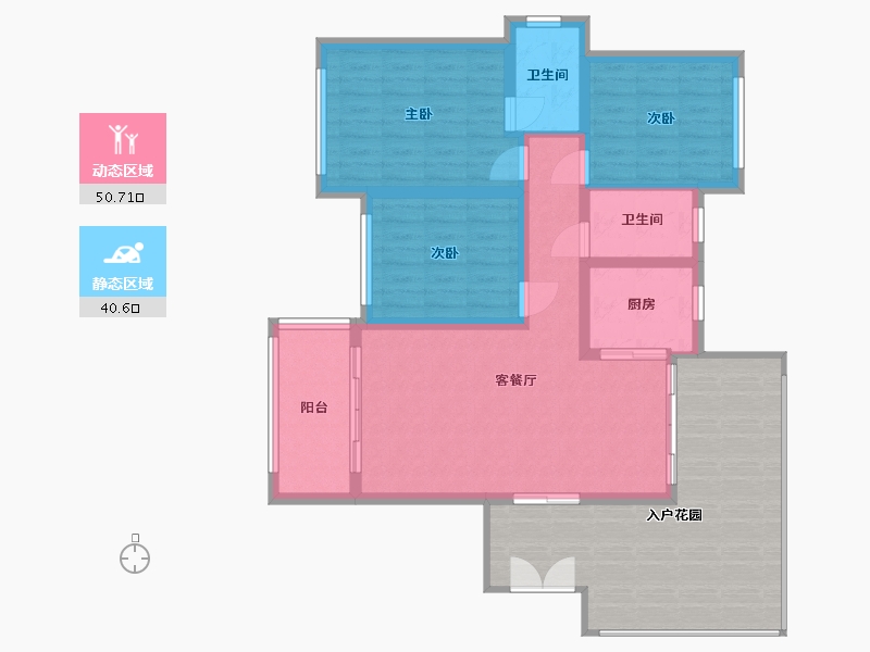 四川省-宜宾市-丽雅 丽府-89.00-户型库-动静分区