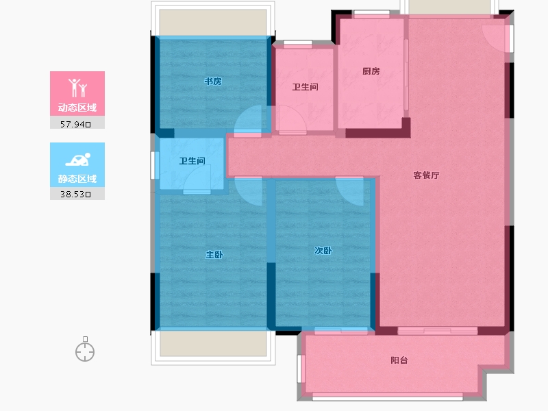 江苏省-徐州市-公园壹号-114.00-户型库-动静分区