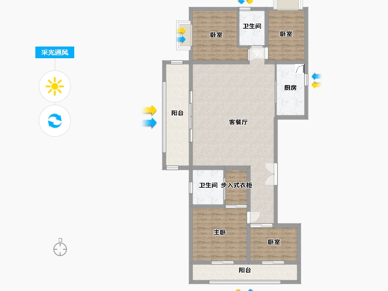 云南省-昭通市-康养小镇-127.76-户型库-采光通风