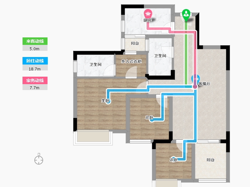 四川省-成都市-悦澜庭-80.00-户型库-动静线