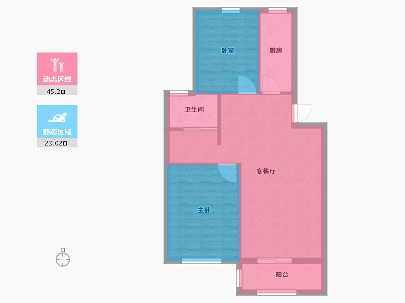 上海-上海市-王桥苑-118.00-户型库-动静分区