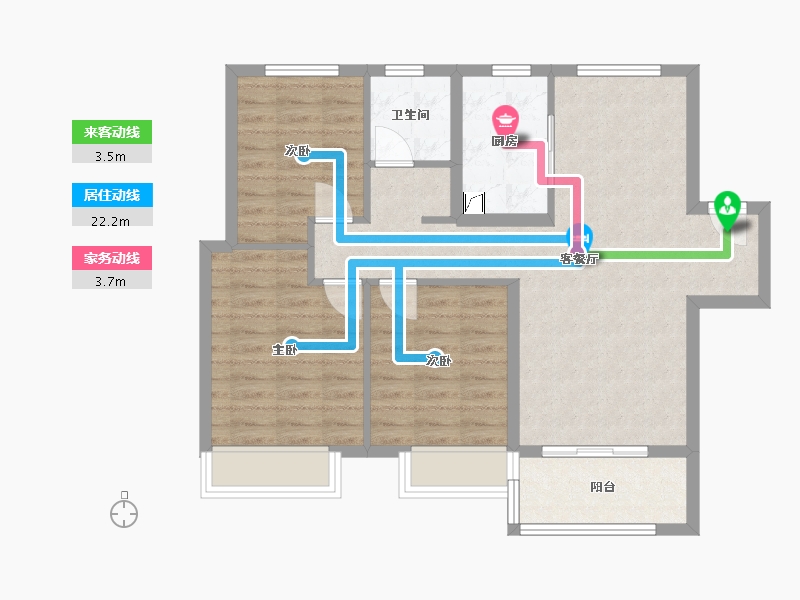 安徽省-六安市-新滨湖孔雀城-79.00-户型库-动静线