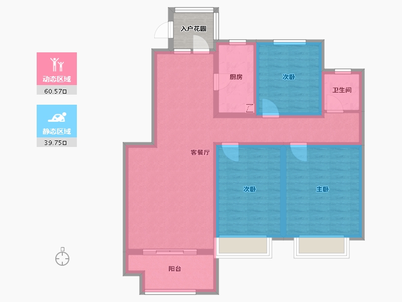 陕西省-西安市-上品湾-92.00-户型库-动静分区