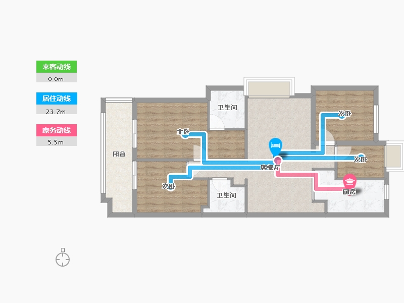 福建省-福州市-融创未来海-95.00-户型库-动静线