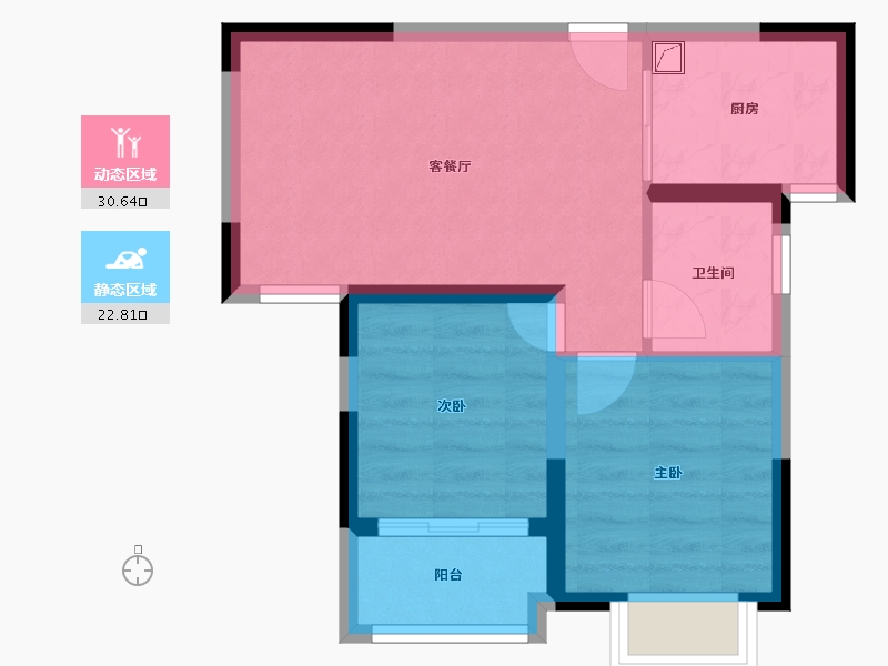 河南省-郑州市-大吴嘉苑-48.00-户型库-动静分区