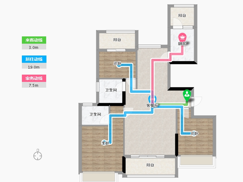 福建省-福州市-正荣悦珑湾-94.00-户型库-动静线