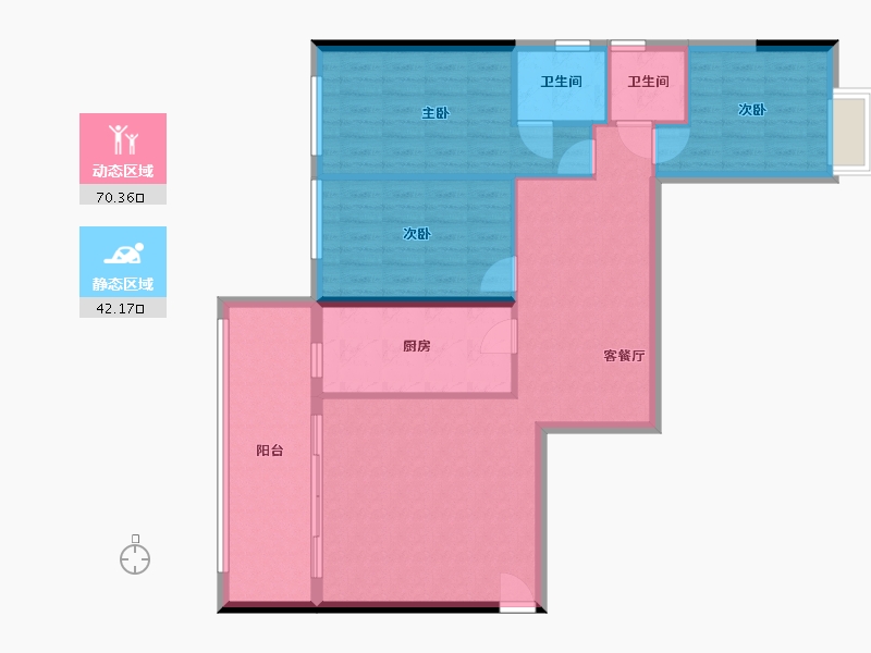 广东省-汕头市-祥和苑A区-100.00-户型库-动静分区