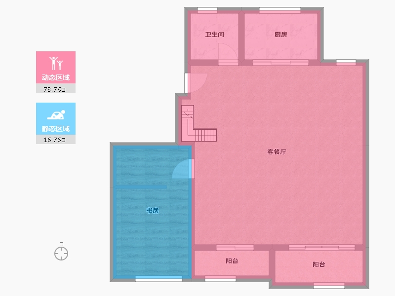 浙江省-台州市-金麟府-170.00-户型库-动静分区