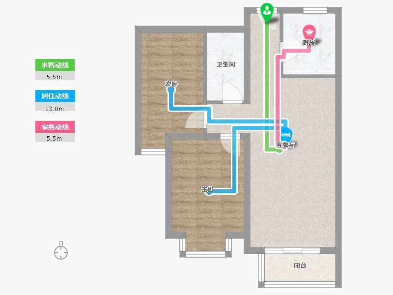 河北省-廊坊市-金海城-79.00-户型库-动静线