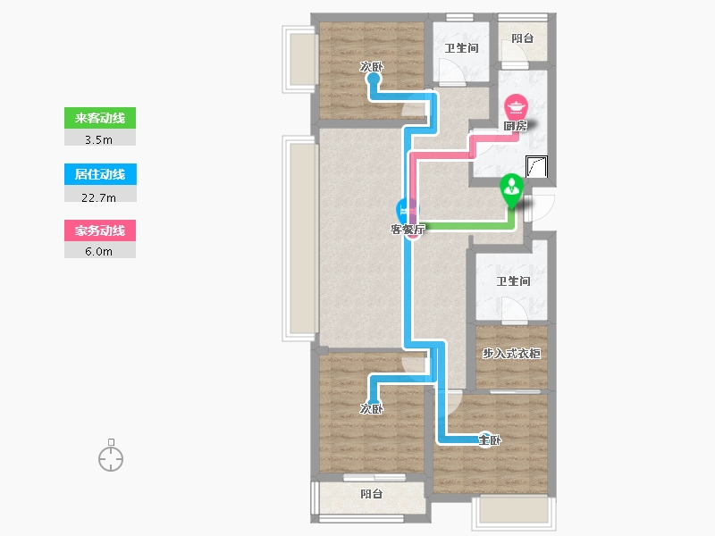 湖北省-武汉市-东原启城-92.51-户型库-动静线