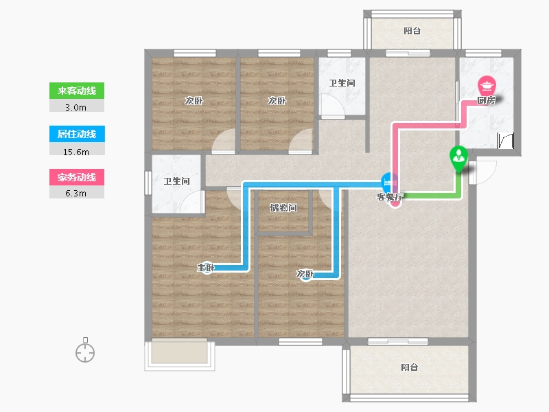 湖北省-黄冈市-中央城-114.23-户型库-动静线