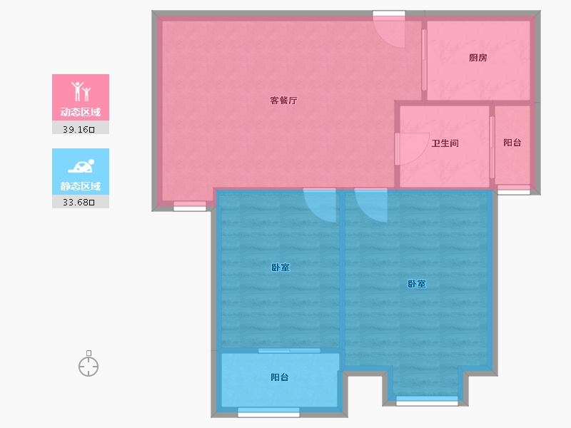 江苏省-苏州市-融锦苑-70.00-户型库-动静分区