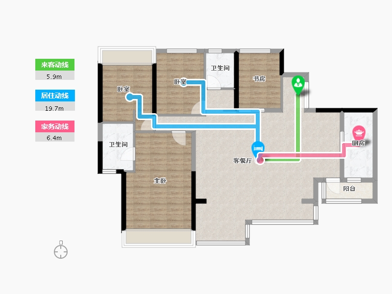 四川省-成都市-建发央玺-136.00-户型库-动静线