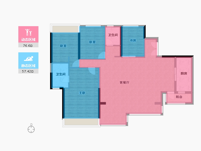 四川省-成都市-建发央玺-136.00-户型库-动静分区