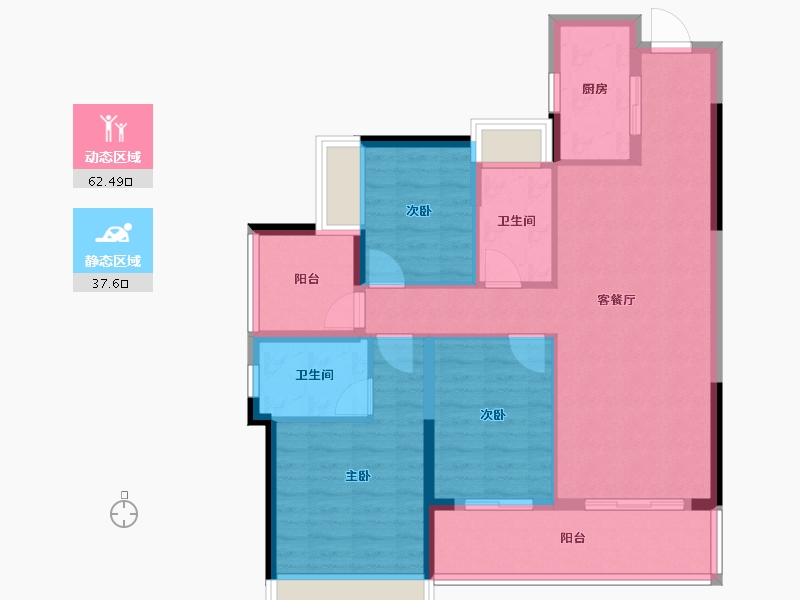 广东省-广州市-和樾府-89.00-户型库-动静分区