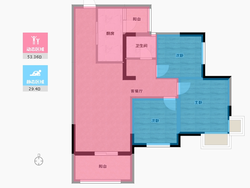 四川省-德阳市-城南壹号-70.00-户型库-动静分区