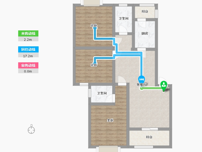 四川省-遂宁市-拦江新城-100.00-户型库-动静线