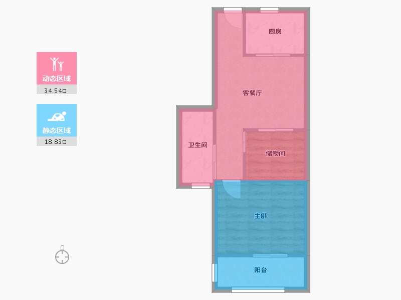 湖北省-武汉市-高尚小区-50.00-户型库-动静分区