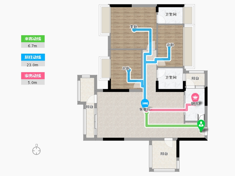 广东省-清远市-翔鹰-109.90-户型库-动静线