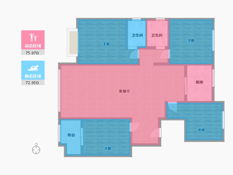 山东省-滨州市-英冠家园-134.00-户型库-动静分区