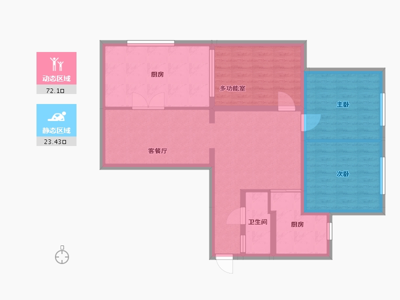 福建省-三明市-南永新村-99.00-户型库-动静分区