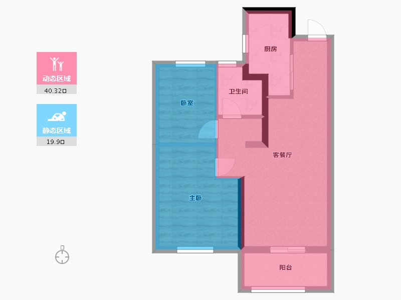 福建省-福州市-金地大境-53.00-户型库-动静分区