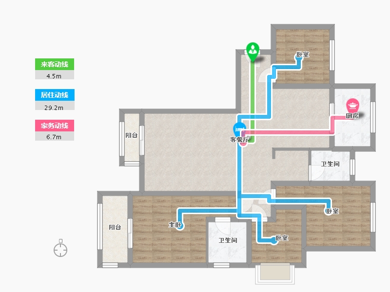 河南省-郑州市-泉舜上城-121.00-户型库-动静线