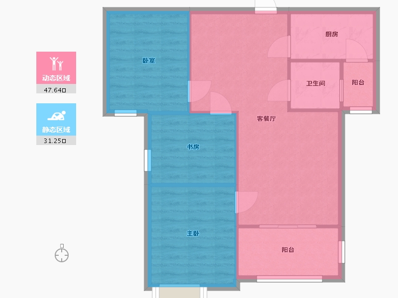 湖北省-武汉市-城南华府-12.00-户型库-动静分区