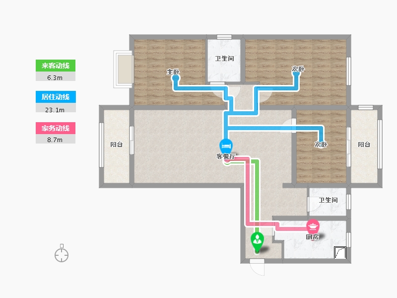 安徽省-阜阳市-国建翰林广场-122.00-户型库-动静线