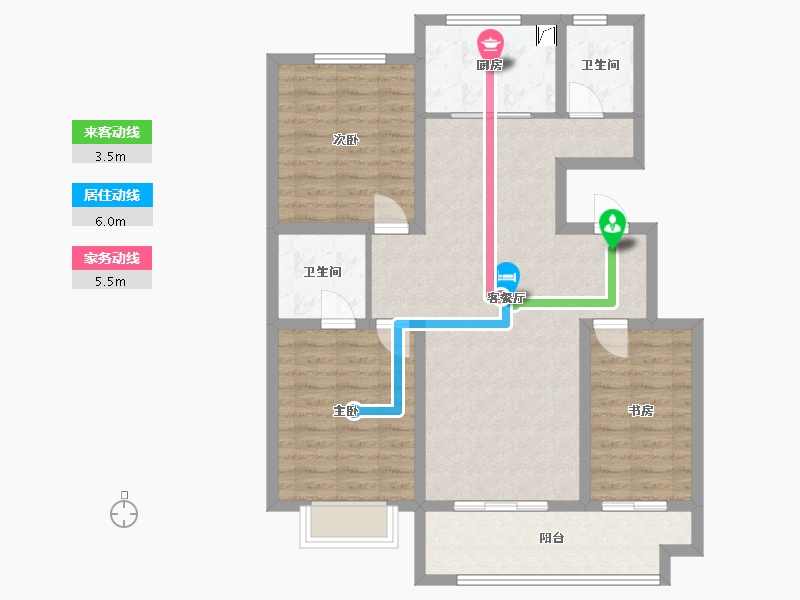 山东省-济宁市-西和新城-100.00-户型库-动静线