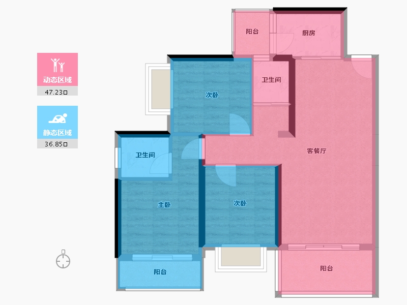 广西壮族自治区-南宁市-龙庭水岸-79.00-户型库-动静分区