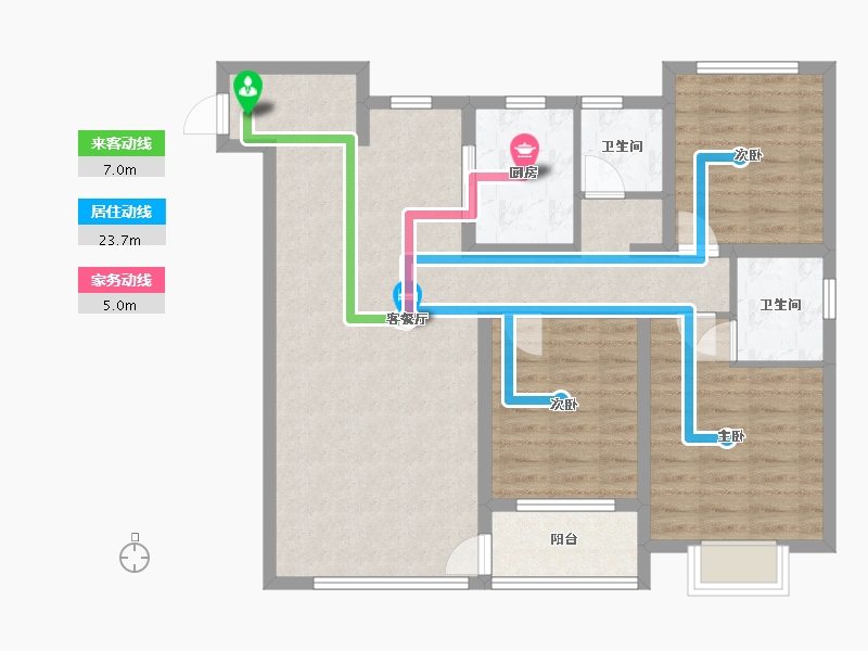 山东省-滨州市-学府名著-103.60-户型库-动静线