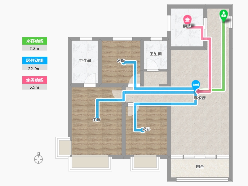 陕西省-安康市-天一城市之光-118.00-户型库-动静线