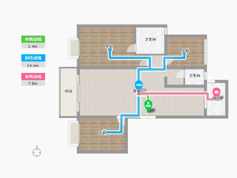 河南省-郑州市-佳兆业悦峰-120.00-户型库-动静线