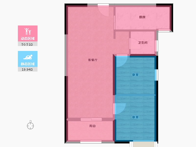 河南省-郑州市-万华城-63.20-户型库-动静分区