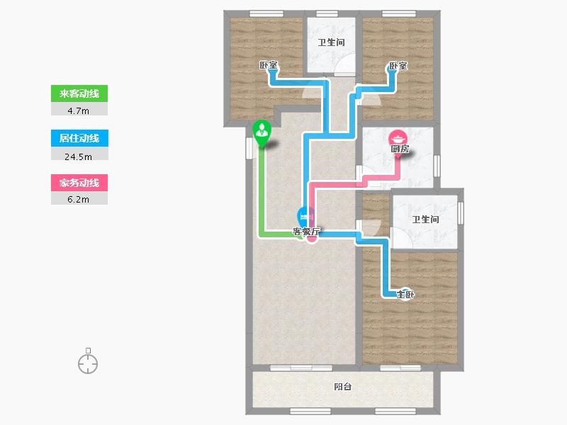 河南省-郑州市-建业盛悦府-104.80-户型库-动静线