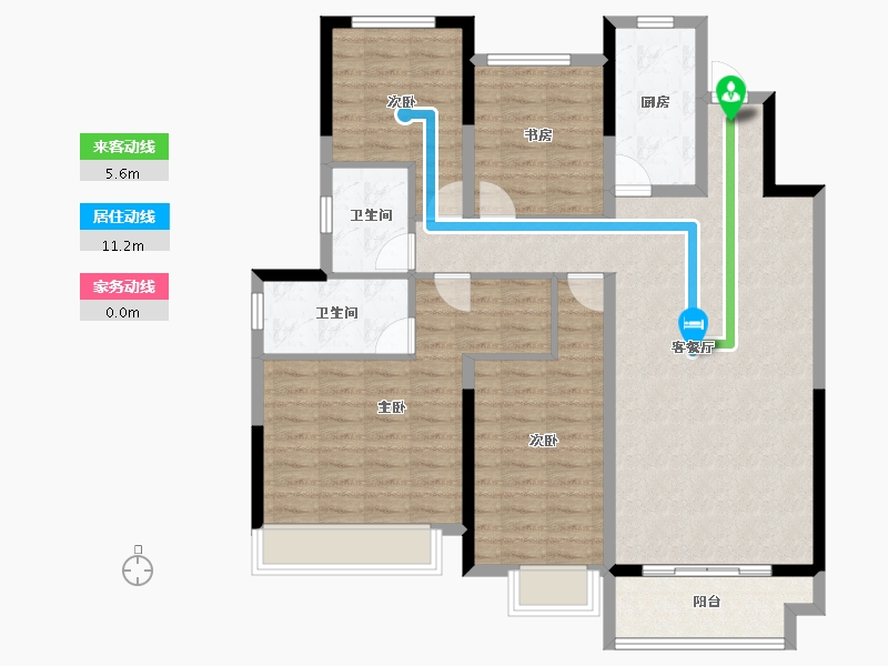 河南省-郑州市-路劲国际城-114.00-户型库-动静线