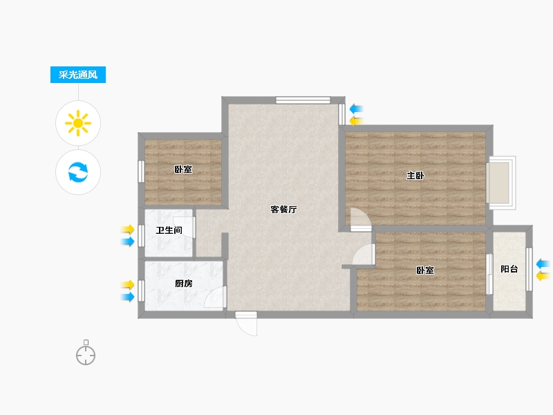 山东省-济南市-中新锦绣天地-99.00-户型库-采光通风