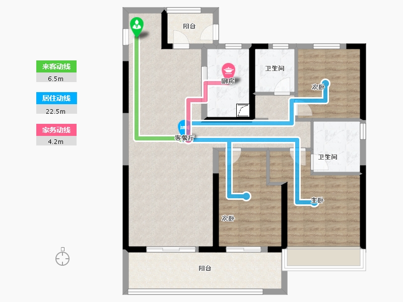 河南省-郑州市-融创城-102.01-户型库-动静线