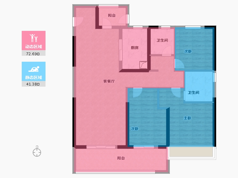 河南省-郑州市-融创城-102.01-户型库-动静分区