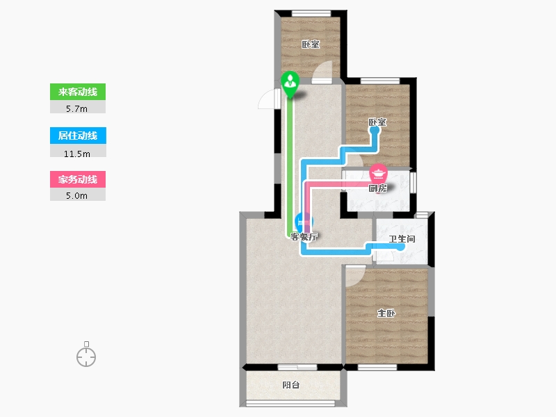 河南省-郑州市-正商湖西学府-74.13-户型库-动静线