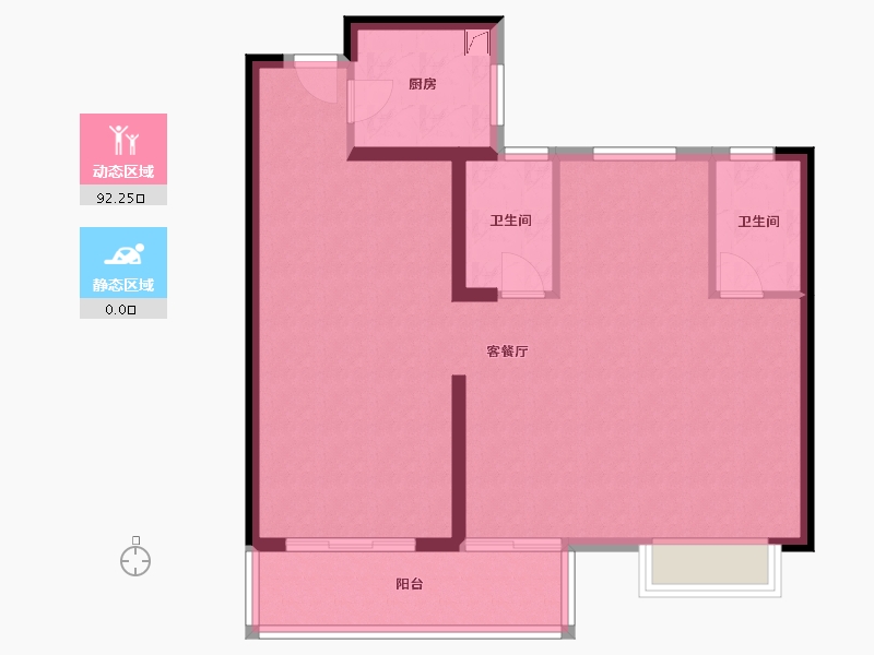 福建省-漳州市-建发玺院-89.00-户型库-动静分区