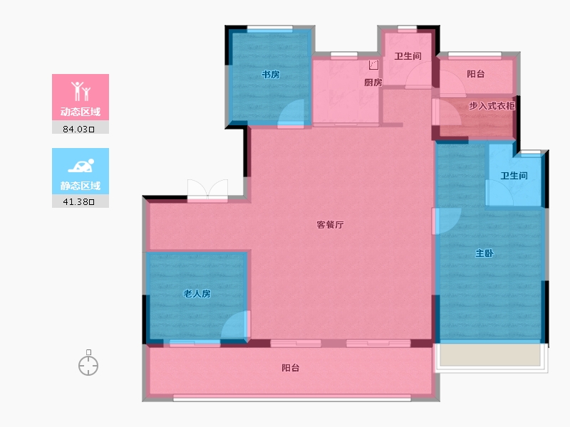 河南省-郑州市-融创城-114.00-户型库-动静分区