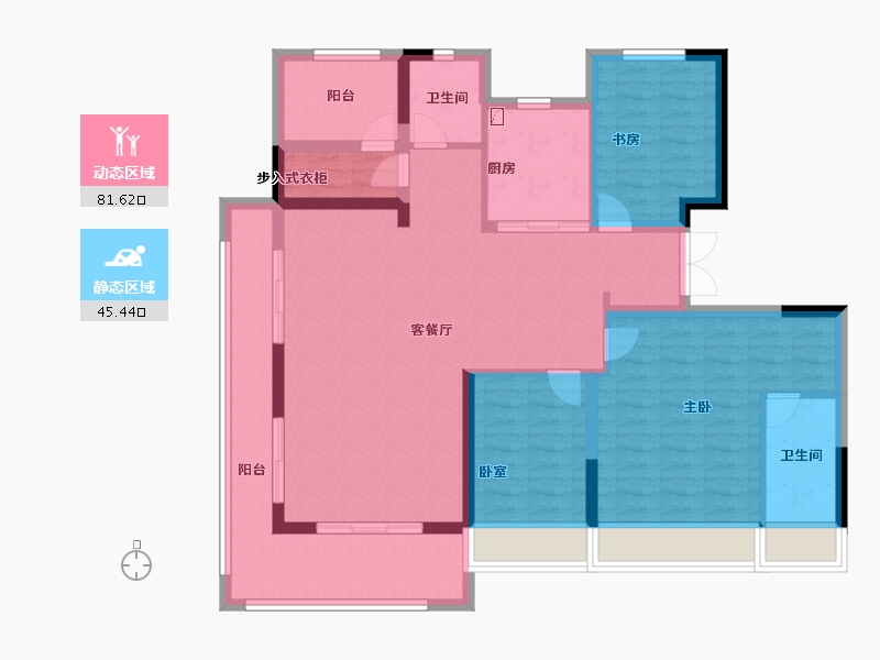 河南省-郑州市-融创城-114.00-户型库-动静分区