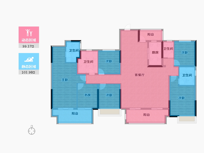 河南省-郑州市-星联·花溪府-183.00-户型库-动静分区