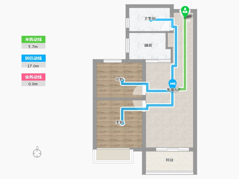 河南省-郑州市-融侨悦城​-60.08-户型库-动静线